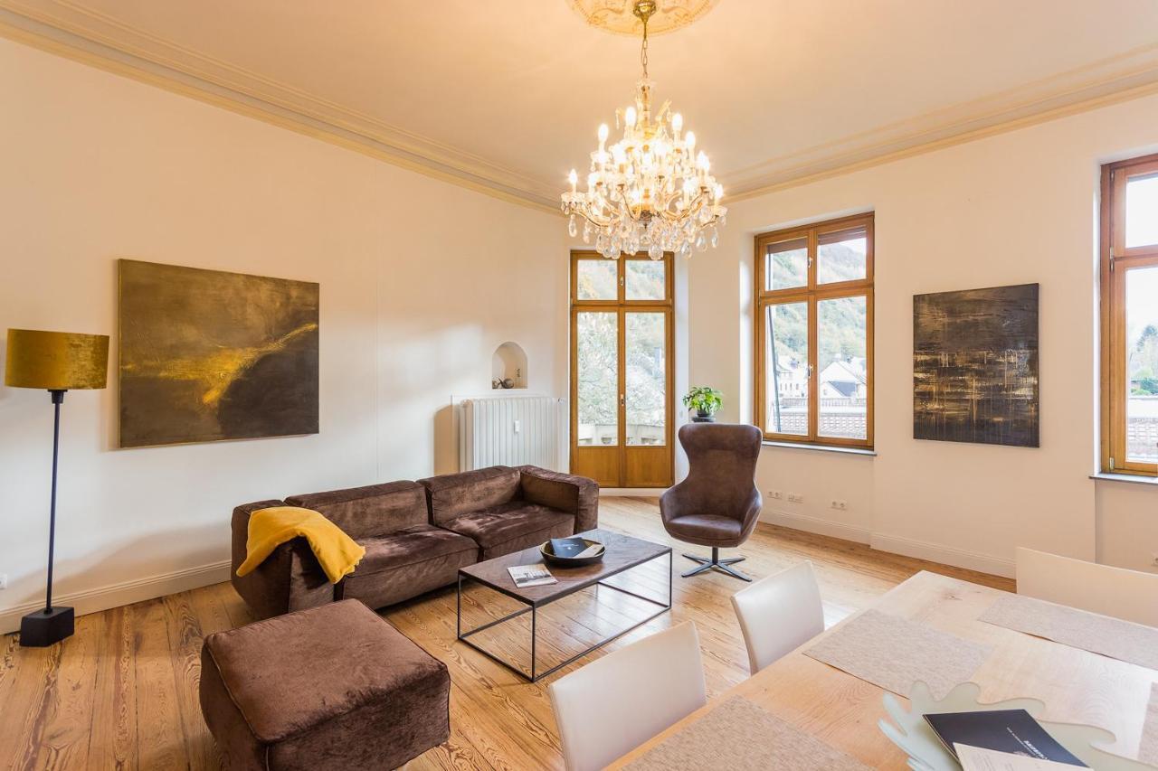Fewo Schieferjuwel 1 Og Weingut Ca-Haussmann Apartment ทราเบิน-ทราร์บาค ภายนอก รูปภาพ