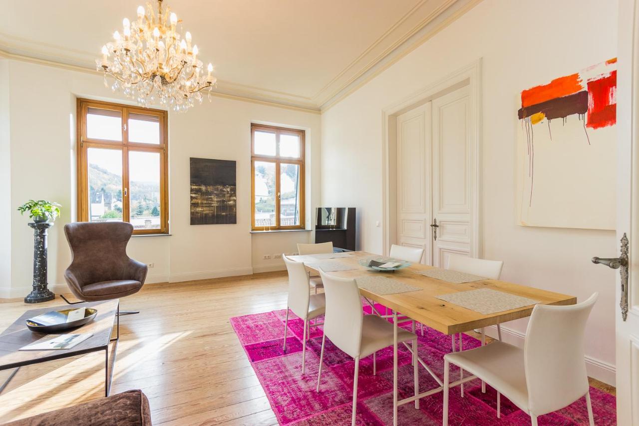 Fewo Schieferjuwel 1 Og Weingut Ca-Haussmann Apartment ทราเบิน-ทราร์บาค ภายนอก รูปภาพ