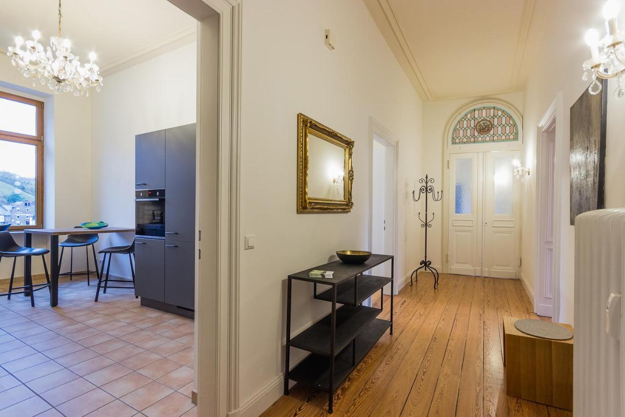 Fewo Schieferjuwel 1 Og Weingut Ca-Haussmann Apartment ทราเบิน-ทราร์บาค ภายนอก รูปภาพ